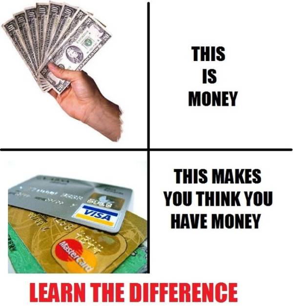 Geld vs Credit Card