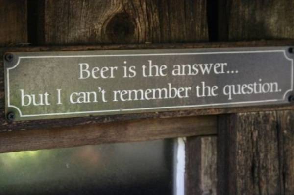 Bier is het antwoord
