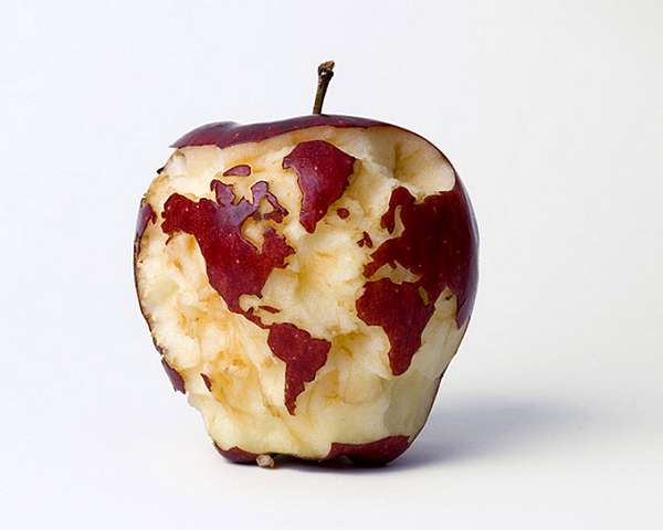 Een wereld appel