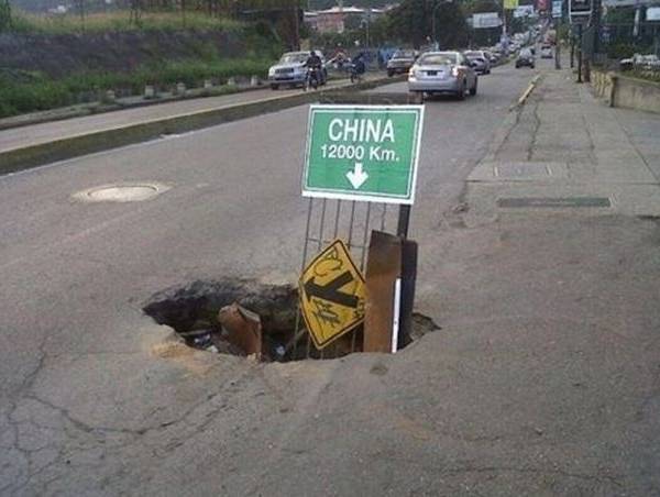 Kortste route naar China