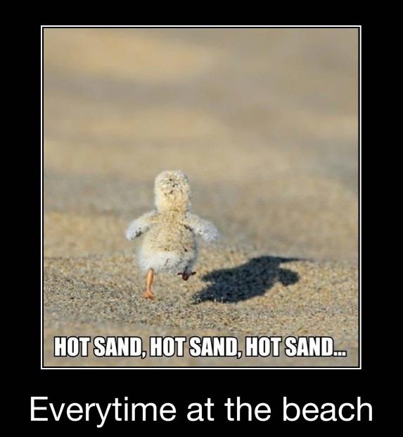 Heet zand, heet zand!