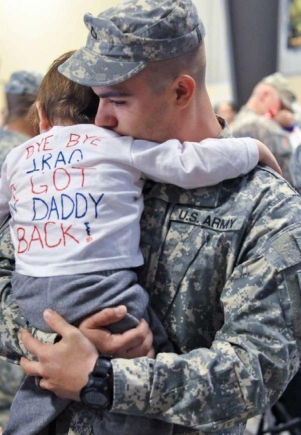Bye Bye Iraq, I got my daddy back