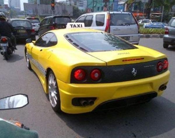 Ferrari taxi
