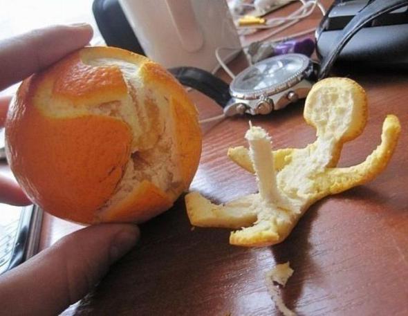 Zo pel je een sinaasappel