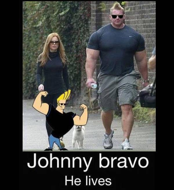 Johnny Bravo in het echt