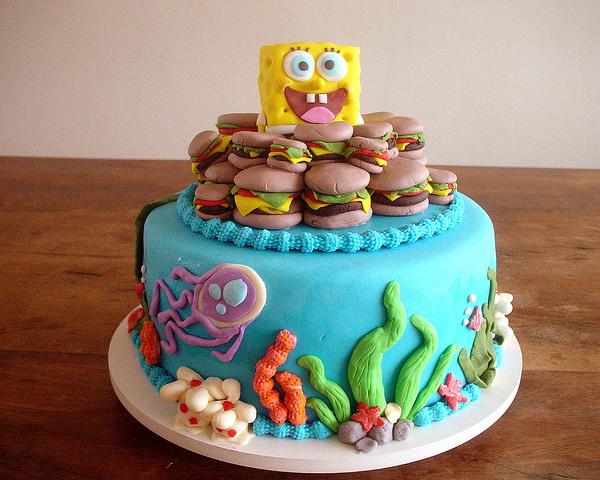 Spongebob taart