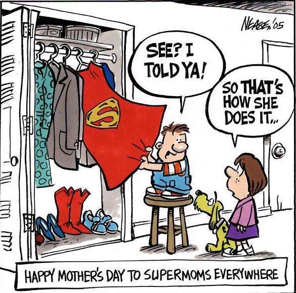 Fijne Moederdag voor alle Supermoeders