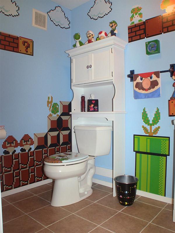 Super Mario badkamer