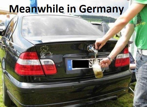 Biertap op Duitse BMW