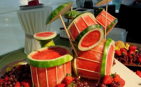 Watermeloen drumstel