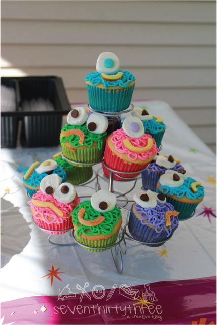 Monster Cupcakes