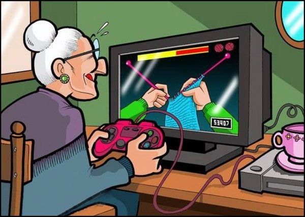 Spelcomputer voor bejaarden