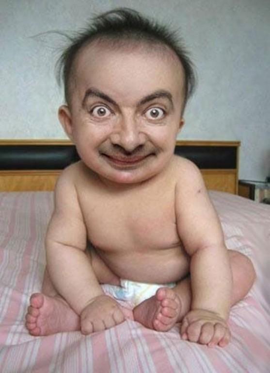 Mr. Bean als baby