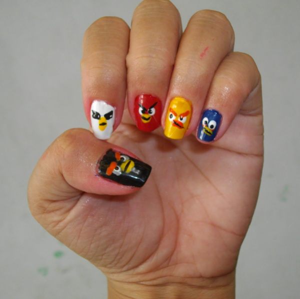 Angry Birds nagels
