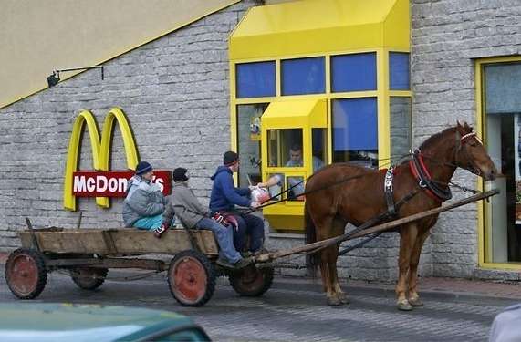 McDonald's op het platteland