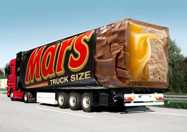 Vrachtwagen om op te eten