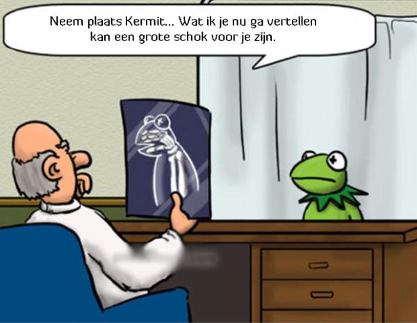 Slecht nieuws voor Kermit de Kikker