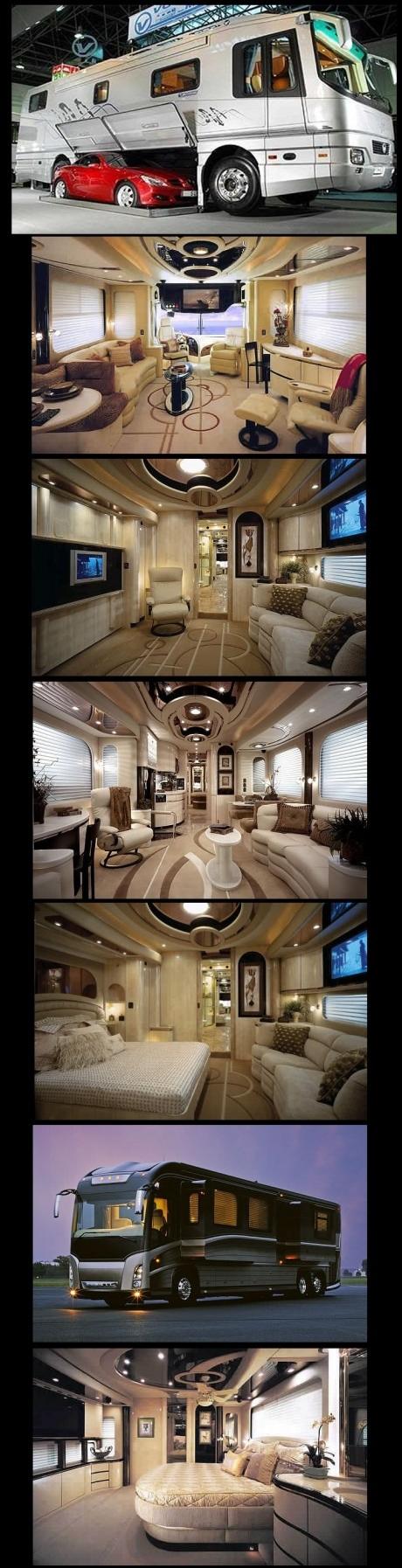 Extreem luxe bus