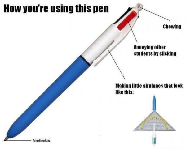 Hoe gebruik je een pen?