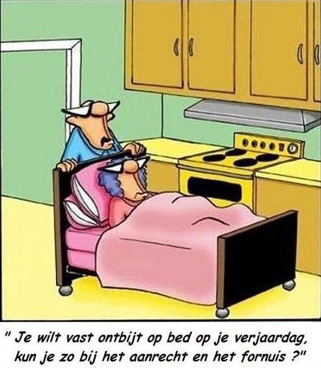 Wil je morgen een ontbijt op bed?