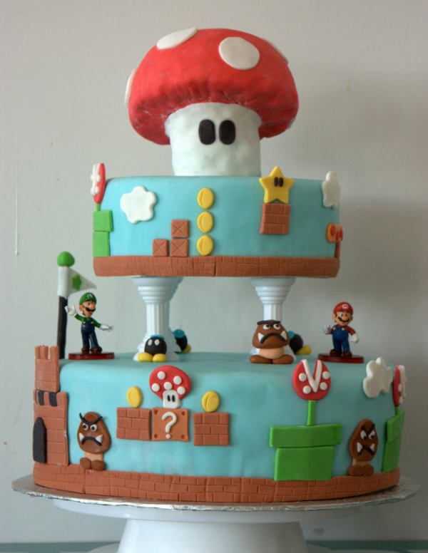 Super Mario Bros cake