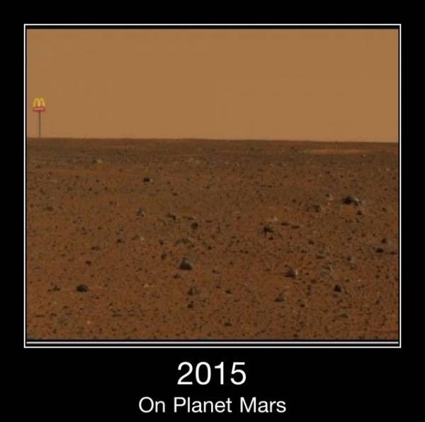 2015... Op planeet Mars