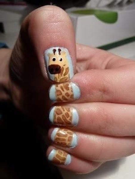 Giraffe nagels