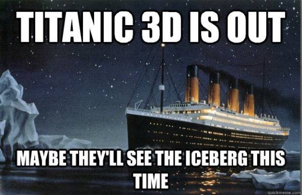 Titanic nu in 3D in de bios