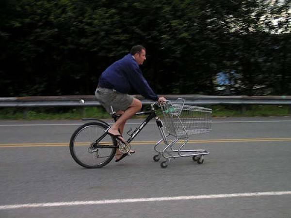 Boodschappen fiets